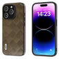 ABEEL Weave Plaid PU Phone Case, For iPhone 15 Pro Max, For iPhone 15 Pro, For iPhone 15 Plus, For iPhone 15
