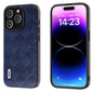 ABEEL Weave Plaid PU Phone Case, For iPhone 15 Pro Max, For iPhone 15 Pro, For iPhone 15 Plus, For iPhone 15
