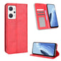 Magnetic Buckle Retro Texture Leather Phone Case, For OPPO Reno9 A / Reno7 A