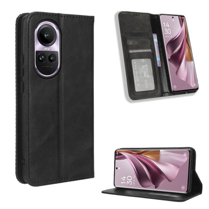 Magnetic Buckle Retro Texture Leather Phone Case, For OPPO A58 4G, For OPPO Reno10 Global, For OPPO A78 4G, For OPPO Find X8 Pro, For OPPO Reno9 A / Reno7 A