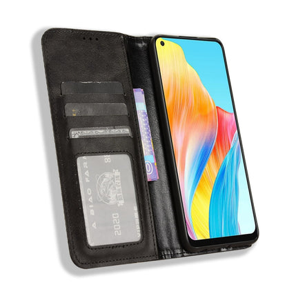 Magnetic Buckle Retro Texture Leather Phone Case, For OPPO A58 4G, For OPPO Reno10 Global, For OPPO A78 4G, For OPPO Find X8 Pro, For OPPO Reno9 A / Reno7 A