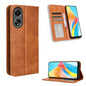 Magnetic Buckle Retro Texture Leather Phone Case, For OPPO A58 4G, For OPPO Reno10 Global, For OPPO A78 4G, For OPPO Find X8 Pro, For OPPO Reno9 A / Reno7 A