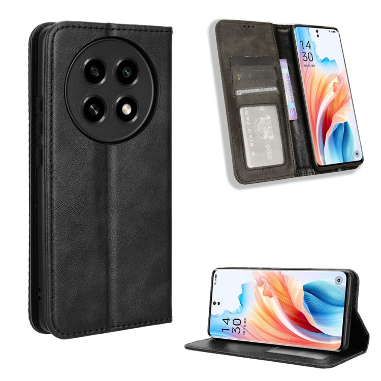 Magnetic Buckle Retro Texture Leather Phone Case, For OPPO Find N3 / OnePlus Open, For OPPO A38 4G / A18 4G, For OPPO A2 Pro 5G, For OPPO A58 4G, For OPPO Reno10 Global, For OPPO A78 4G