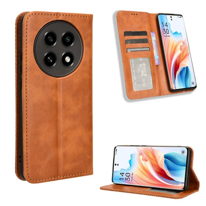 Magnetic Buckle Retro Texture Leather Phone Case, For OPPO Find N3 / OnePlus Open, For OPPO A38 4G / A18 4G, For OPPO A2 Pro 5G, For OPPO A58 4G, For OPPO Reno10 Global, For OPPO A78 4G