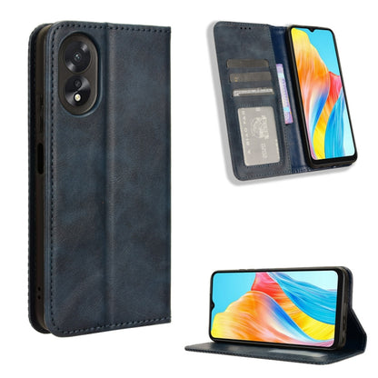 Magnetic Buckle Retro Texture Leather Phone Case, For OPPO Find N3 / OnePlus Open, For OPPO A38 4G / A18 4G, For OPPO A2 Pro 5G, For OPPO A58 4G, For OPPO Reno10 Global, For OPPO A78 4G