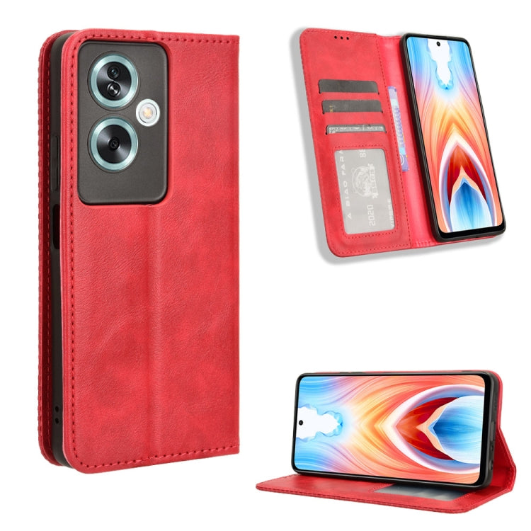 Magnetic Buckle Retro Texture Leather Phone Case, For OPPO Reno11 Pro 5G Global, For OPPO Find X7 Ultra 5G, For OPPO A79 5G / A2 5G, For OPPO Find N3 / OnePlus Open, For OPPO A38 4G / A18 4G, For OPPO A2 Pro 5G
