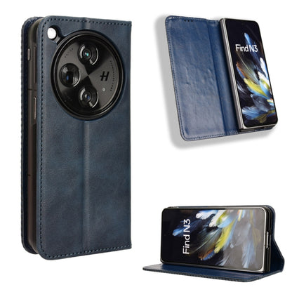 Magnetic Buckle Retro Texture Leather Phone Case, For OPPO Find N3 / OnePlus Open, For OPPO A38 4G / A18 4G, For OPPO A2 Pro 5G, For OPPO A58 4G, For OPPO Reno10 Global, For OPPO A78 4G