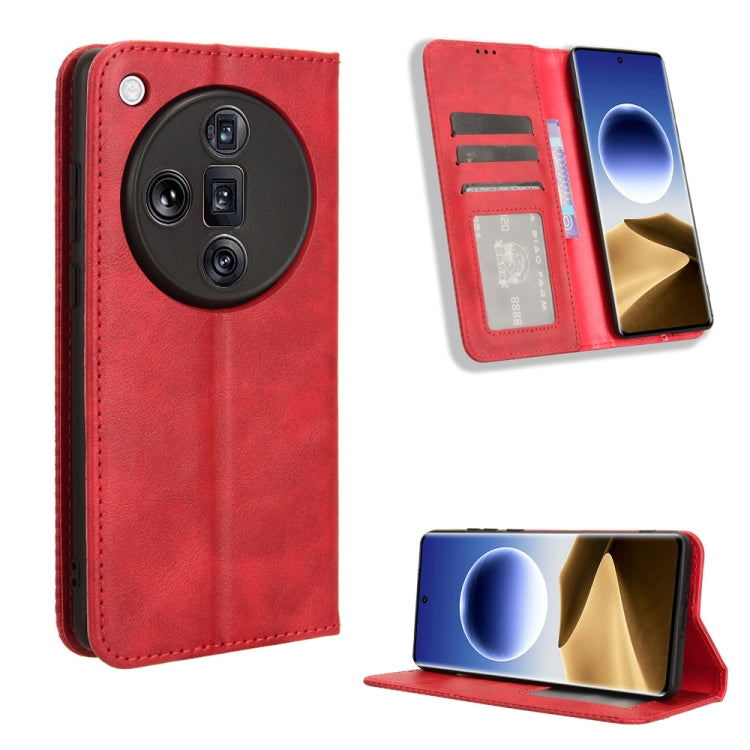 Magnetic Buckle Retro Texture Leather Phone Case, For OPPO Reno11 F 5G / F25 Pro 5G, For OPPO Find X7 5G, For OPPO Reno11 5G Global, For OPPO Reno11 Pro 5G Global, For OPPO Find X7 Ultra 5G, For OPPO A79 5G / A2 5G