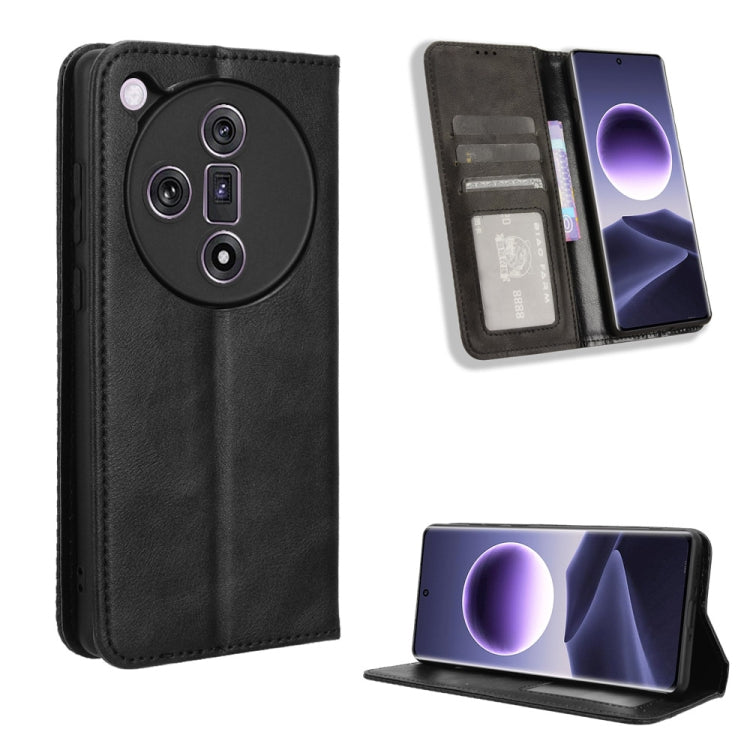 Magnetic Buckle Retro Texture Leather Phone Case, For OPPO A60 4G, For OPPO A3 Pro 5G, For OPPO A3 Pro 5G Global, For OPPO Reno11 F 5G / F25 Pro 5G, For OPPO Find X7 5G, For OPPO Reno11 5G Global