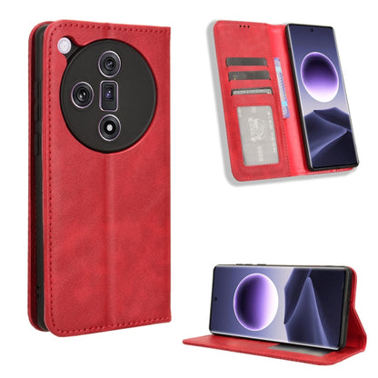 Magnetic Buckle Retro Texture Leather Phone Case, For OPPO A60 4G, For OPPO A3 Pro 5G, For OPPO A3 Pro 5G Global, For OPPO Reno11 F 5G / F25 Pro 5G, For OPPO Find X7 5G, For OPPO Reno11 5G Global