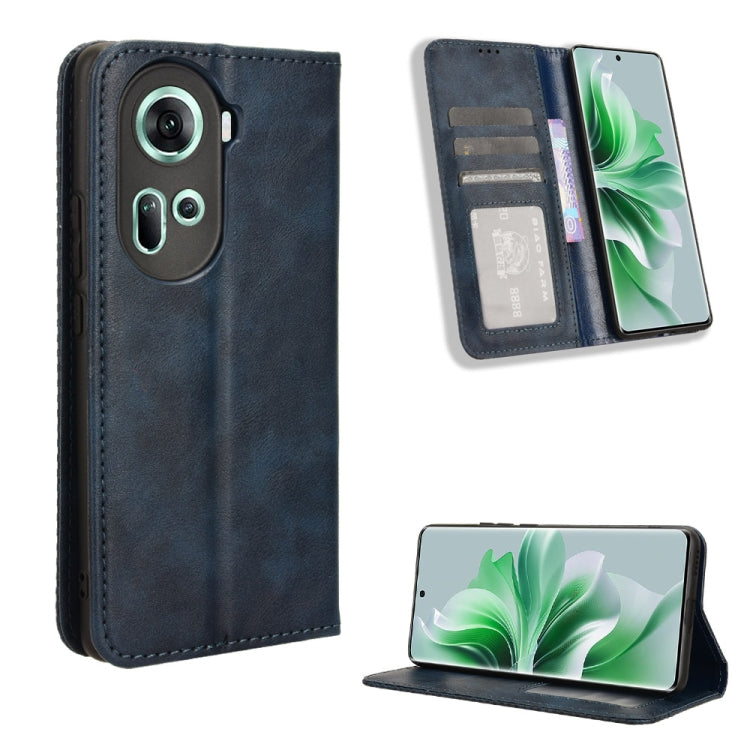 Magnetic Buckle Retro Texture Leather Phone Case, For OPPO Reno11 F 5G / F25 Pro 5G, For OPPO Find X7 5G, For OPPO Reno11 5G Global, For OPPO Reno11 Pro 5G Global, For OPPO Find X7 Ultra 5G, For OPPO A79 5G / A2 5G