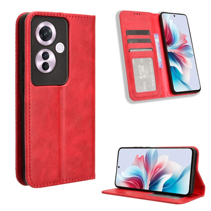 Magnetic Buckle Retro Texture Leather Phone Case, For OPPO A60 4G, For OPPO A3 Pro 5G, For OPPO A3 Pro 5G Global, For OPPO Reno11 F 5G / F25 Pro 5G, For OPPO Find X7 5G, For OPPO Reno11 5G Global