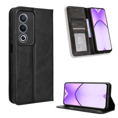 Magnetic Buckle Retro Texture Leather Phone Case, For OPPO Reno12 Pro 5G Global, For OPPO Reno12 5G Global, For OPPO F27 Pro 5G / F27 Pro+ 5G, For OPPO A60 4G, For OPPO A3 Pro 5G, For OPPO A3 Pro 5G Global