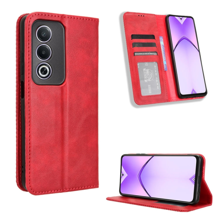 Magnetic Buckle Retro Texture Leather Phone Case, For OPPO A60 4G, For OPPO A3 Pro 5G, For OPPO A3 Pro 5G Global, For OPPO Reno11 F 5G / F25 Pro 5G, For OPPO Find X7 5G, For OPPO Reno11 5G Global
