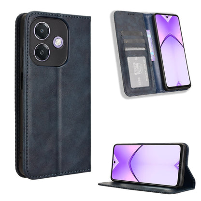 Magnetic Buckle Retro Texture Leather Phone Case, For OPPO A3x 5G India, For OPPO Reno12 F 5G, For OPPO Reno11 PJH110, For OPPO Reno12 Pro 5G Global, For OPPO Reno12 5G Global, For OPPO F27 Pro 5G / F27 Pro+ 5G