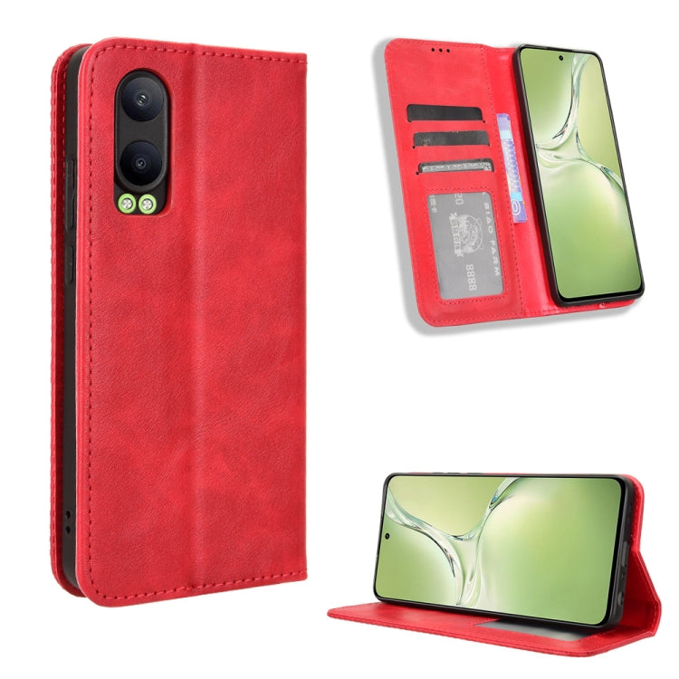 Magnetic Buckle Retro Texture Leather Phone Case, For OPPO Reno13 F 4G / 5G, For OPPO Find X8, For OPPO K12X 5G / OnePlus Nord CE4 Lite 5G, For OPPO A3x 5G India, For OPPO Reno12 F 5G, For OPPO Reno11 PJH110