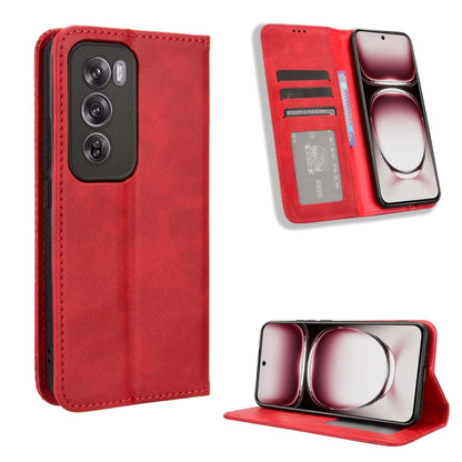 Magnetic Buckle Retro Texture Leather Phone Case, For OPPO A3x 5G India, For OPPO Reno12 F 5G, For OPPO Reno11 PJH110, For OPPO Reno12 Pro 5G Global, For OPPO Reno12 5G Global, For OPPO F27 Pro 5G / F27 Pro+ 5G