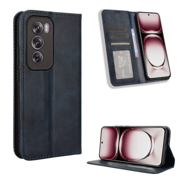 Magnetic Buckle Retro Texture Leather Phone Case, For OPPO A3x 5G India, For OPPO Reno12 F 5G, For OPPO Reno11 PJH110, For OPPO Reno12 Pro 5G Global, For OPPO Reno12 5G Global, For OPPO F27 Pro 5G / F27 Pro+ 5G