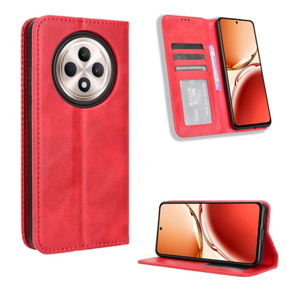 Magnetic Buckle Retro Texture Leather Phone Case, For OPPO Reno13 F 4G / 5G, For OPPO Find X8, For OPPO K12X 5G / OnePlus Nord CE4 Lite 5G, For OPPO A3x 5G India, For OPPO Reno12 F 5G, For OPPO Reno11 PJH110
