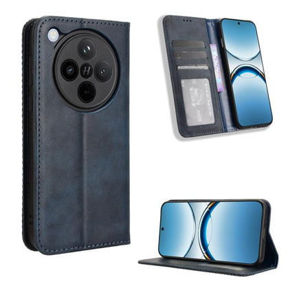 Magnetic Buckle Retro Texture Leather Phone Case, For OPPO Reno13 F 4G / 5G, For OPPO Find X8, For OPPO K12X 5G / OnePlus Nord CE4 Lite 5G, For OPPO A3x 5G India, For OPPO Reno12 F 5G, For OPPO Reno11 PJH110