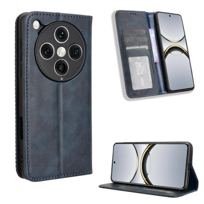 Magnetic Buckle Retro Texture Leather Phone Case, For OPPO Find X8 Pro, For OPPO Reno9 A / Reno7 A