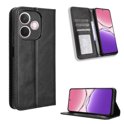 Magnetic Buckle Retro Texture Leather Phone Case, For OPPO Find X8 Ultra 5G, For OPPO F29 Pro 5G, For OPPO F29 5G Global, For OPPO A5 Pro Global, For OPPO Reno13 Pro 5G Global, For OPPO Reno13 5G Global
