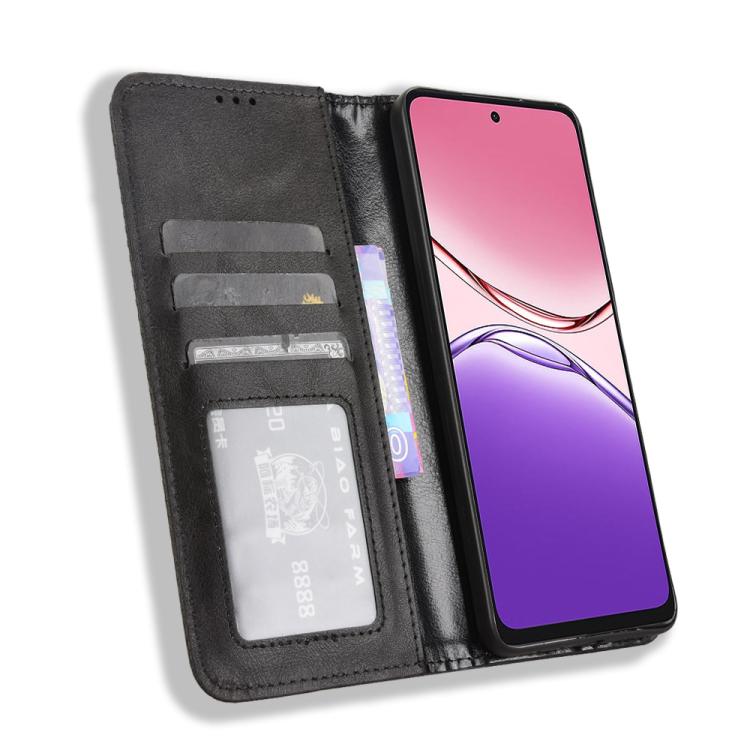 Magnetic Buckle Retro Texture Leather Phone Case, For OPPO A5 Pro Global, For OPPO Reno13 Pro 5G Global, For OPPO Reno13 5G Global, For OPPO Reno13 F 4G / 5G, For OPPO Find X8, For OPPO K12X 5G / OnePlus Nord CE4 Lite 5G