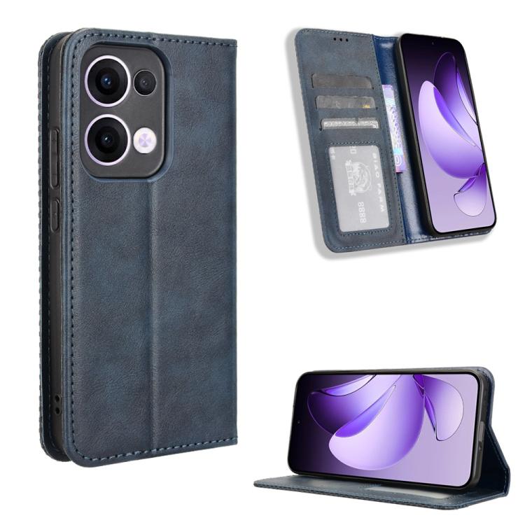 Magnetic Buckle Retro Texture Leather Phone Case, For OPPO A5 Pro Global, For OPPO Reno13 Pro 5G Global, For OPPO Reno13 5G Global, For OPPO Reno13 F 4G / 5G, For OPPO Find X8, For OPPO K12X 5G / OnePlus Nord CE4 Lite 5G