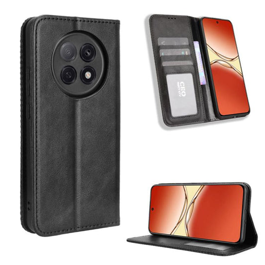 Magnetic Buckle Retro Texture Leather Phone Case, For OPPO F29 Pro 5G, For OPPO F29 5G Global, For OPPO A5 Pro Global, For OPPO Reno13 Pro 5G Global, For OPPO Reno13 5G Global, For OPPO Reno13 F 4G / 5G