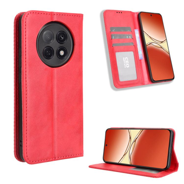 Magnetic Buckle Retro Texture Leather Phone Case, For OPPO Find X8 Ultra 5G, For OPPO F29 Pro 5G, For OPPO F29 5G Global, For OPPO A5 Pro Global, For OPPO Reno13 Pro 5G Global, For OPPO Reno13 5G Global
