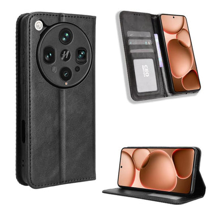 Magnetic Buckle Retro Texture Leather Phone Case, For OPPO Find X8 Ultra 5G, For OPPO F29 Pro 5G, For OPPO F29 5G Global, For OPPO A5 Pro Global, For OPPO Reno13 Pro 5G Global, For OPPO Reno13 5G Global