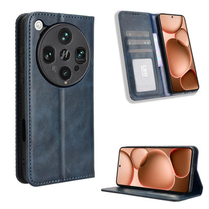 Magnetic Buckle Retro Texture Leather Phone Case, For OPPO Find X8 Ultra 5G, For OPPO F29 Pro 5G, For OPPO F29 5G Global, For OPPO A5 Pro Global, For OPPO Reno13 Pro 5G Global, For OPPO Reno13 5G Global