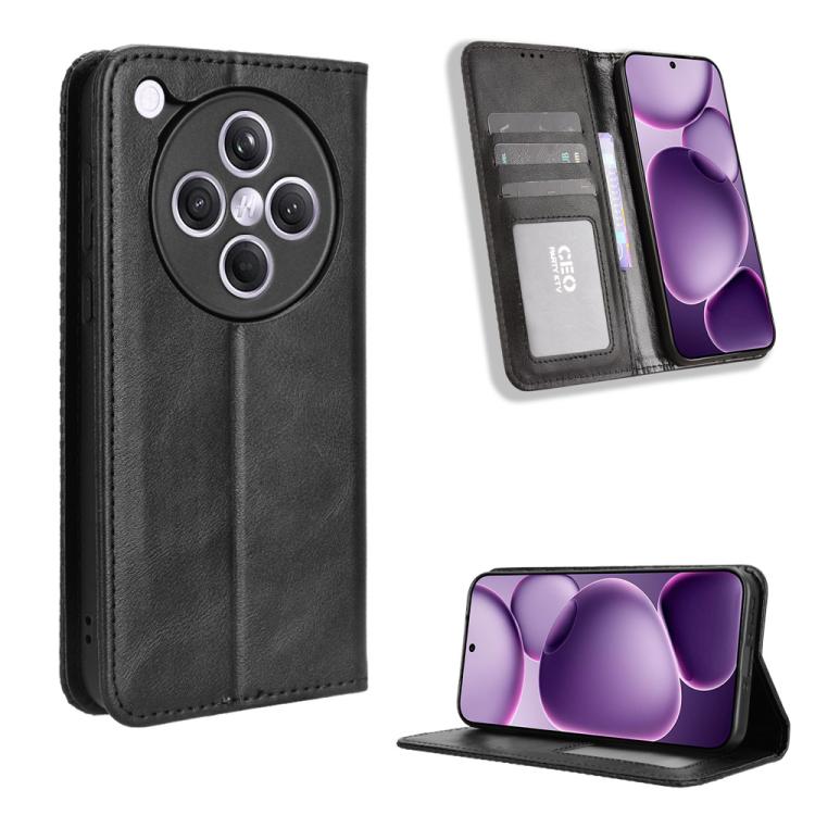 Magnetic Buckle Retro Texture Leather Phone Case, For OPPO A5x 4G / 5G Global, For OPPO A5 4G / 5G Global, For OPPO Reno14 5G Global, For OPPO K13 5G, For OPPO Find X8s+ 5G, For OPPO Find X8s 5G