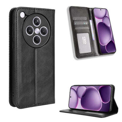 Magnetic Buckle Retro Texture Leather Phone Case, For OPPO A5x 4G / 5G Global, For OPPO A5 4G / 5G Global, For OPPO Reno14 5G Global, For OPPO K13 5G, For OPPO Find X8s+ 5G, For OPPO Find X8s 5G