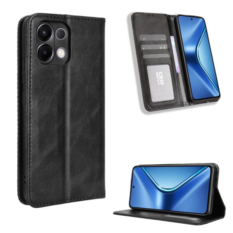 Magnetic Buckle Retro Texture Leather Phone Case, For OPPO A5x 4G / 5G Global, For OPPO A5 4G / 5G Global, For OPPO Reno14 5G Global, For OPPO K13 5G, For OPPO Find X8s+ 5G, For OPPO Find X8s 5G