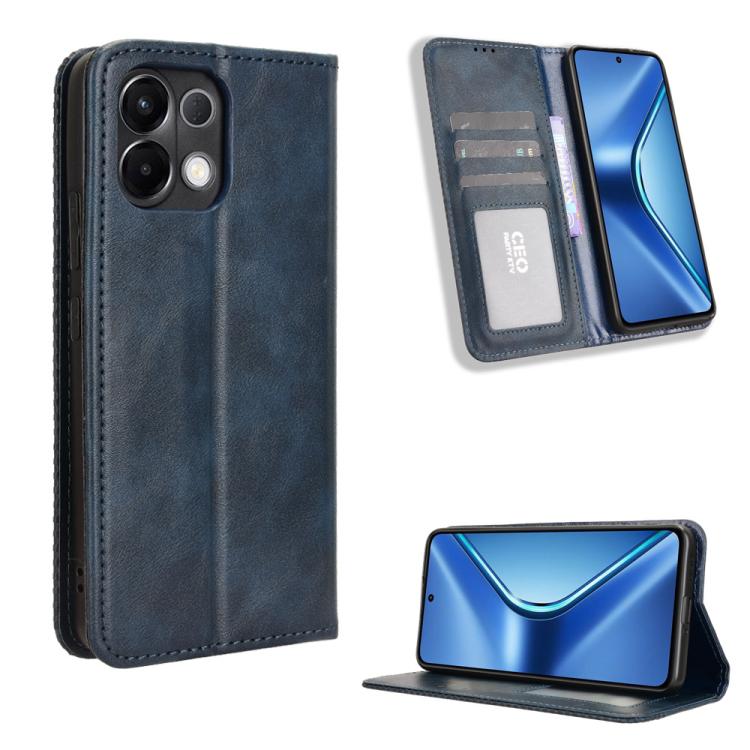 Magnetic Buckle Retro Texture Leather Phone Case, For OPPO A5x 4G / 5G Global, For OPPO A5 4G / 5G Global, For OPPO Reno14 5G Global, For OPPO K13 5G, For OPPO Find X8s+ 5G, For OPPO Find X8s 5G