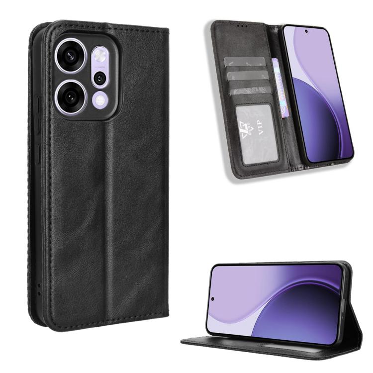 Magnetic Buckle Retro Texture Leather Phone Case, For OPPO A5x 4G / 5G Global, For OPPO A5 4G / 5G Global, For OPPO Reno14 5G Global, For OPPO K13 5G, For OPPO Find X8s+ 5G, For OPPO Find X8s 5G