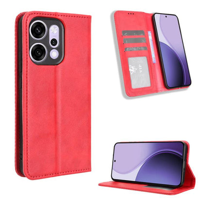 Magnetic Buckle Retro Texture Leather Phone Case, For OPPO A5x 4G / 5G Global, For OPPO A5 4G / 5G Global, For OPPO Reno14 5G Global, For OPPO K13 5G, For OPPO Find X8s+ 5G, For OPPO Find X8s 5G