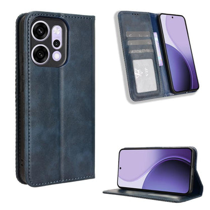 Magnetic Buckle Retro Texture Leather Phone Case, For OPPO A5x 4G / 5G Global, For OPPO A5 4G / 5G Global, For OPPO Reno14 5G Global, For OPPO K13 5G, For OPPO Find X8s+ 5G, For OPPO Find X8s 5G