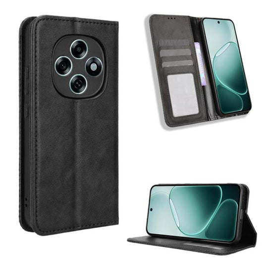 Magnetic Buckle Retro Texture Leather Phone Case, For OPPO F31 Pro 5G, For OPPO Find X9 Pro, For OPPO Reno14 F 5G, For OPPO A5x 4G / 5G Global, For OPPO A5 4G / 5G Global, For OPPO Reno14 5G Global