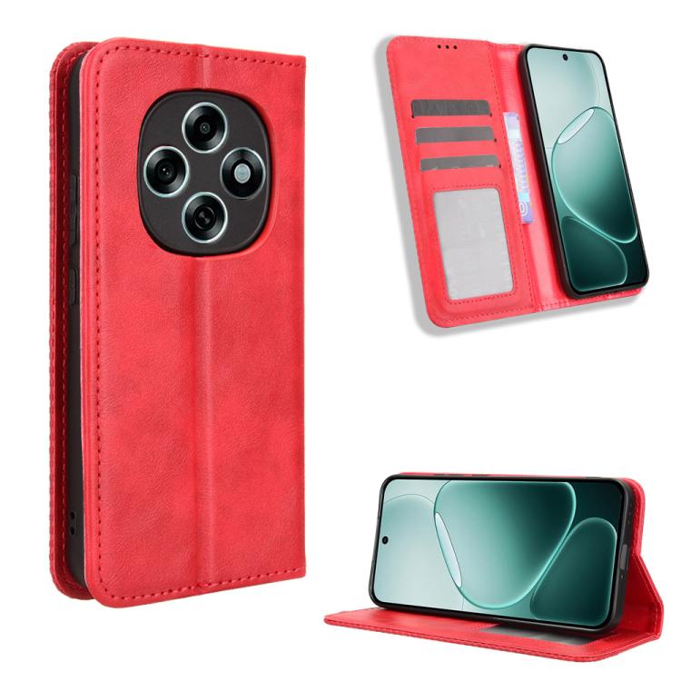 Magnetic Buckle Retro Texture Leather Phone Case, For OPPO Find X9, For OPPO A6 Pro 4G / 5G Global / F31 5G, For OPPO A6 Max 5G / F31 Pro+ 5G, For OPPO F31 Pro 5G, For OPPO Find X9 Pro, For OPPO Reno14 F 5G