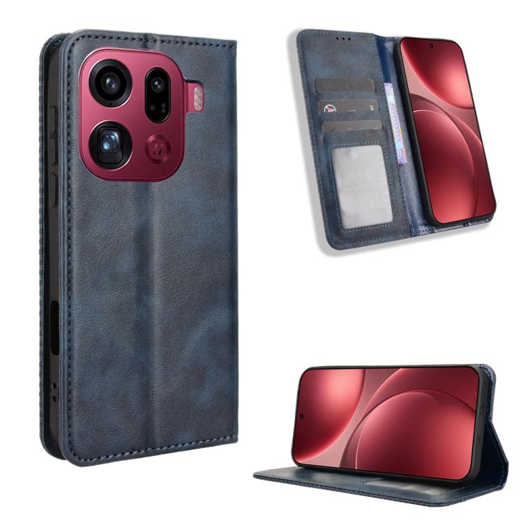 Magnetic Buckle Retro Texture Leather Phone Case, For OPPO Find X9, For OPPO A6 Pro 4G / 5G Global / F31 5G, For OPPO A6 Max 5G / F31 Pro+ 5G, For OPPO F31 Pro 5G, For OPPO Find X9 Pro, For OPPO Reno14 F 5G