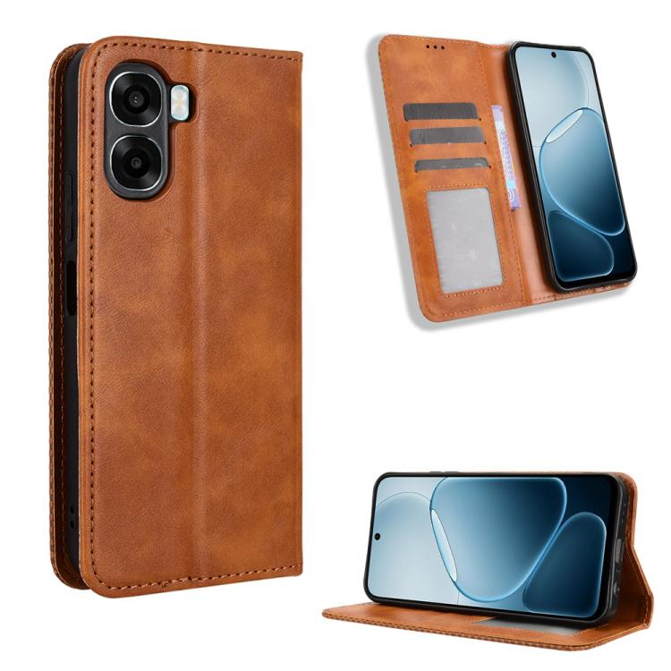 Magnetic Buckle Retro Texture Leather Phone Case, For OPPO A6s 5G / A6 5G Global, For OPPO Reno15 F 5G, For OPPO Reno15 Pro Max 5G Global, For OPPO Reno15 5G Global / 15c, For OPPO A6x 5G / 4G, For OPPO Reno15 Pro 5G Global