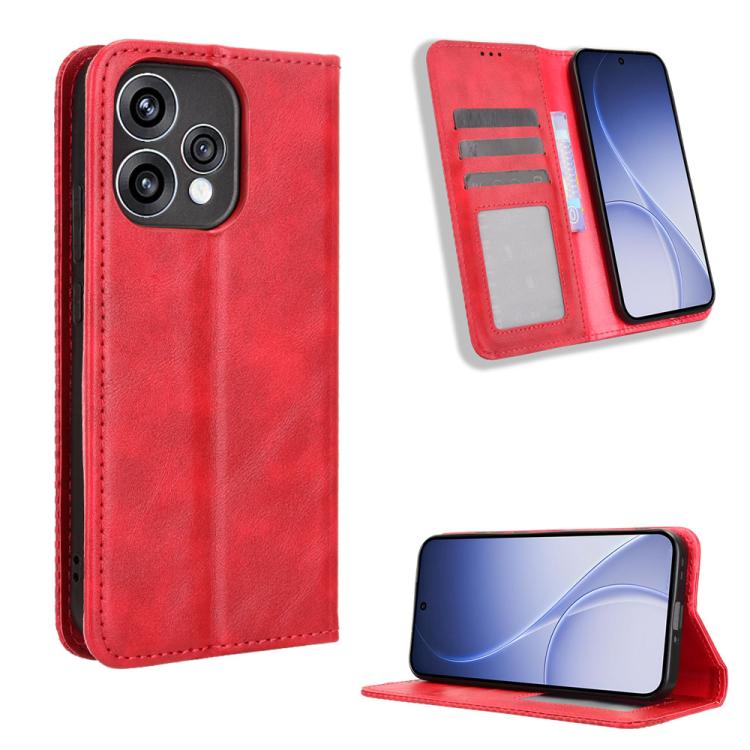Magnetic Buckle Retro Texture Leather Phone Case, For OPPO A6s 5G / A6 5G Global, For OPPO Reno15 F 5G, For OPPO Reno15 Pro Max 5G Global, For OPPO Reno15 5G Global / 15c, For OPPO A6x 5G / 4G, For OPPO Reno15 Pro 5G Global