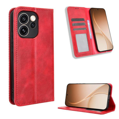 Magnetic Buckle Retro Texture Leather Phone Case, For OPPO A6s 5G / A6 5G Global, For OPPO Reno15 F 5G, For OPPO Reno15 Pro Max 5G Global, For OPPO Reno15 5G Global / 15c, For OPPO A6x 5G / 4G, For OPPO Reno15 Pro 5G Global