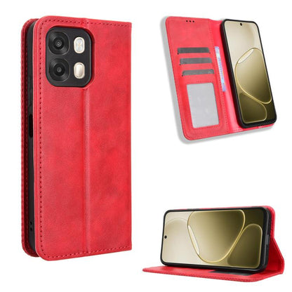 Magnetic Buckle Retro Texture Leather Phone Case, For OPPO A6s 5G / A6 5G Global, For OPPO Reno15 F 5G, For OPPO Reno15 Pro Max 5G Global, For OPPO Reno15 5G Global / 15c, For OPPO A6x 5G / 4G, For OPPO Reno15 Pro 5G Global