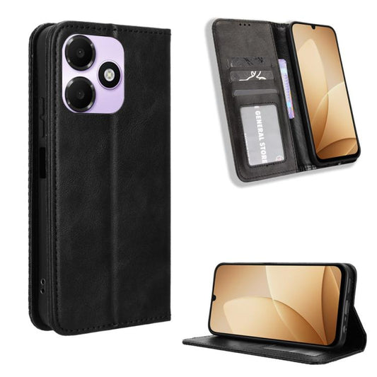 Magnetic Buckle Retro Texture Leather Phone Case, For OPPO A6c 4G / A6t / A6t Pro, For OPPO A6s 5G / A6 5G Global, For OPPO Reno15 Pro Max 5G Global, For OPPO Reno15 5G Global / 15c, For OPPO A6x 5G / 4G, For OPPO Reno15 Pro 5G Global
