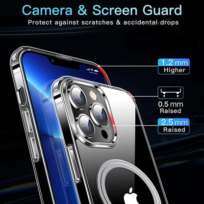 LK Crystal Clear MagSafe Magnetic Phone Case