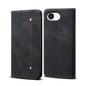 Denim Texture Casual Style Horizontal Flip Leather Case