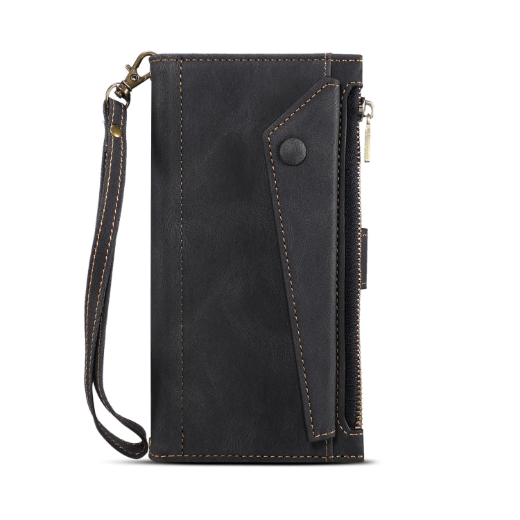 ESEBLE Retro Frosted RFID Flip Leather Phone Case, For iPhone 15 Pro, For iPhone 15 Plus, For iPhone 15